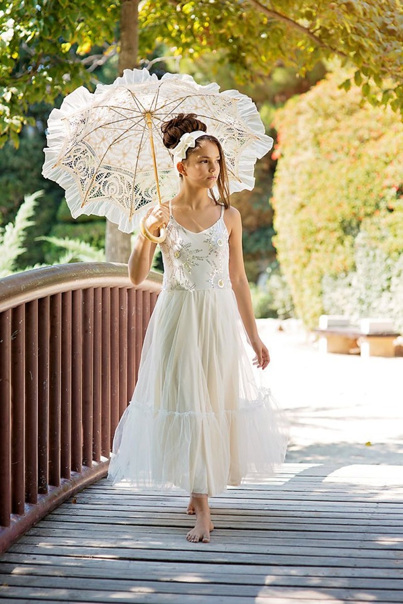 ivory lace toddler dress