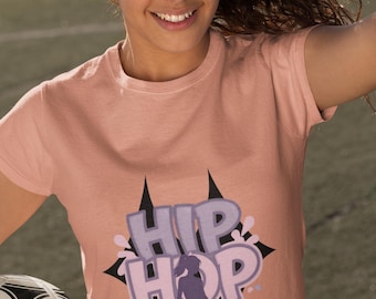 Camiseta juvenil de baile hip hop graffiti / Tipografía de baile callejero