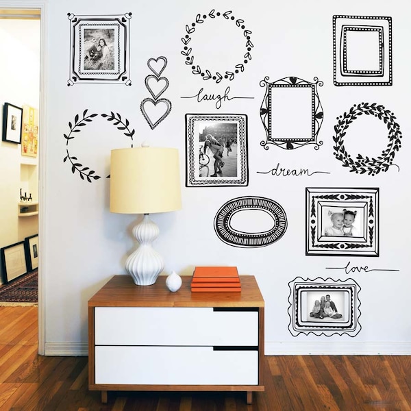 Frame Wall Decal Etsy