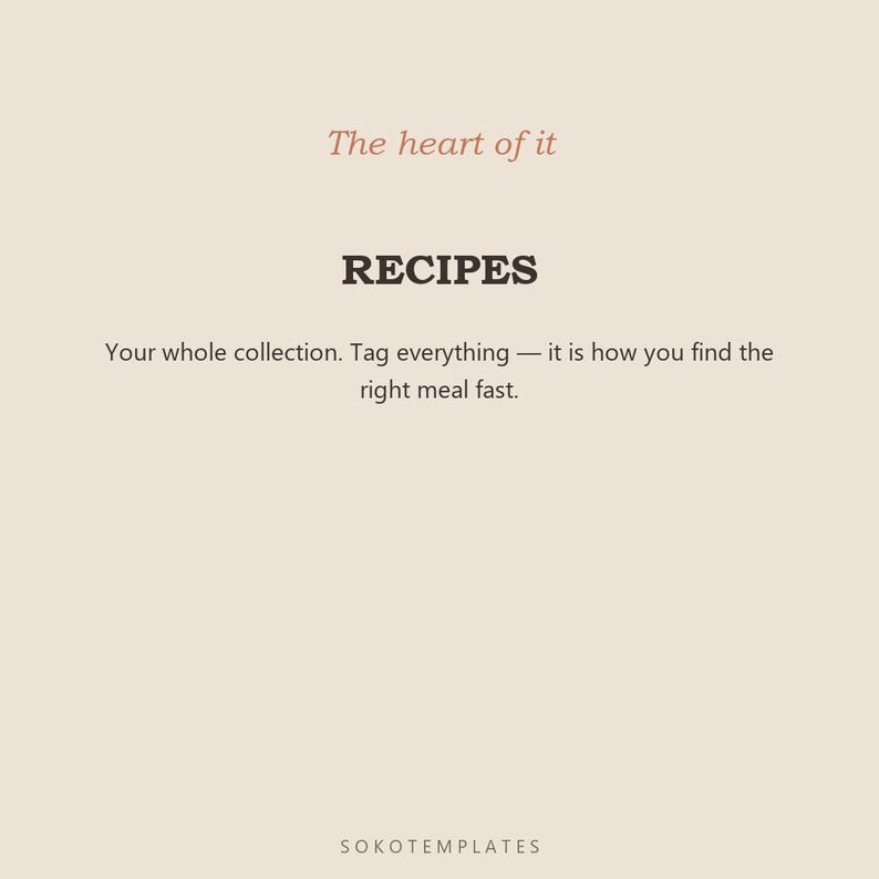 Notion Recipe Box & Meal Planner Template – Digital Organization (Instant Download) image 4