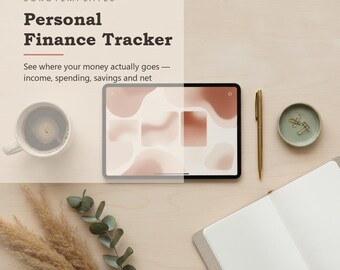 Plantilla de Notion para el seguimiento de finanzas personales: vea a dónde va realmente su dinero, ingresos, gastos, ahorros y patrimonio neto.