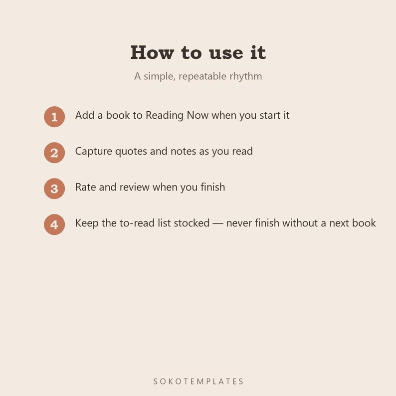 Notion Reading Tracker & Book Journal Template – Organize Your Reading Life (Digital Download) image 5