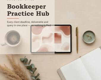 Plantilla de Notion para la plataforma de gestión de prácticas de contabilidad: todos los plazos de entrega, entregables y consultas de los clientes en un solo lugar.
