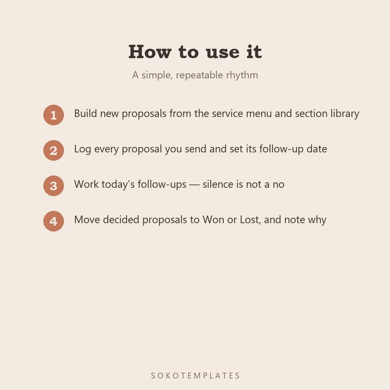 Client Proposal System Notion Template | Freelance Proposal Tracker, Follow-Ups & Sales Pipeline image 5