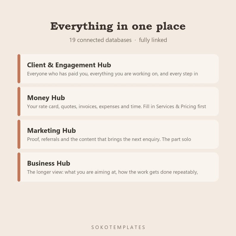 Bookkeeper Practice Hub Notion Template – Every client deadline, deliverable and query in one place zdjęcie 3