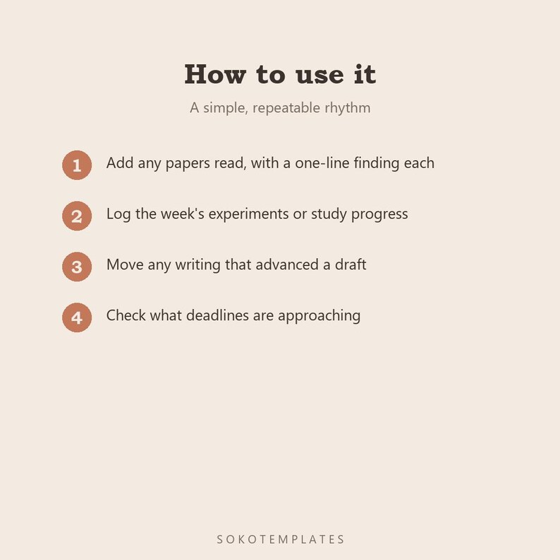 PhD & Research Planner Notion Template – Literature, experiments, writing and deadlines in one place image 5