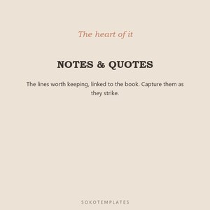 Notion Reading Tracker & Book Journal Template – Organize Your Reading Life (Digital Download) image 4
