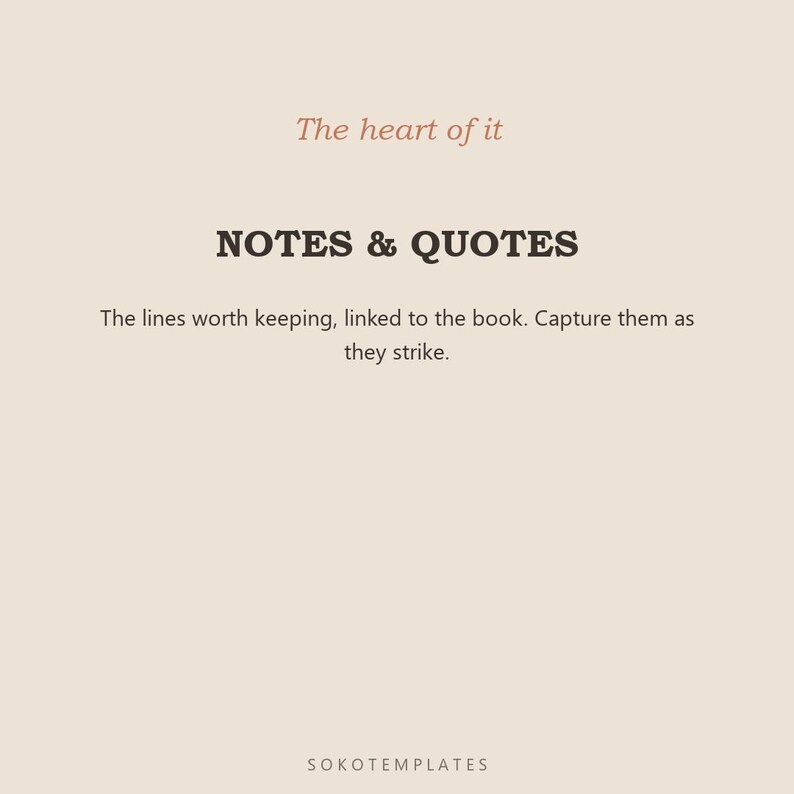 Notion Reading Tracker & Book Journal Template – Organize Your Reading Life (Digital Download) image 4