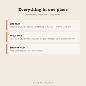 Student Planner Notion Template – Courses, assignments, exams and grades in one place image 3