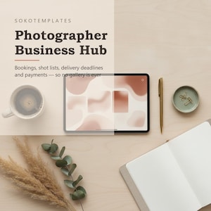 Photographer Business Hub Notion Template – Bookings, shot lists, delivery deadlines and payments image 2