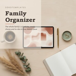 Family Organizer Notion Template – Schedules, Meals, Chores (Digital Download) image 2