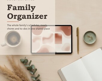Plantilla de Notion para organizador familiar: los horarios, comidas, tareas y pendientes de toda la familia en un solo lugar.