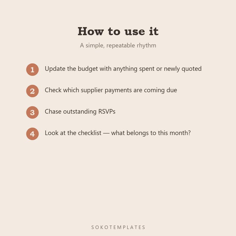 Wedding Planner & Budget Notion Template – Every supplier, payment, guest and to-do for your wedding image 5