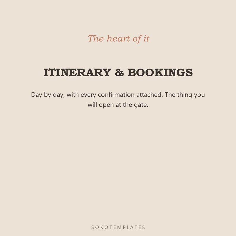 Travel Planner Notion Template – Every trip, itinerary, bookings, budget and packing, in one place image 4