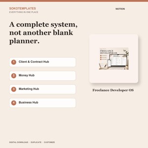 Freelance Developer OS Notion Template – Track contracts, hours and invoices without a spreadsheet graveyard image 7