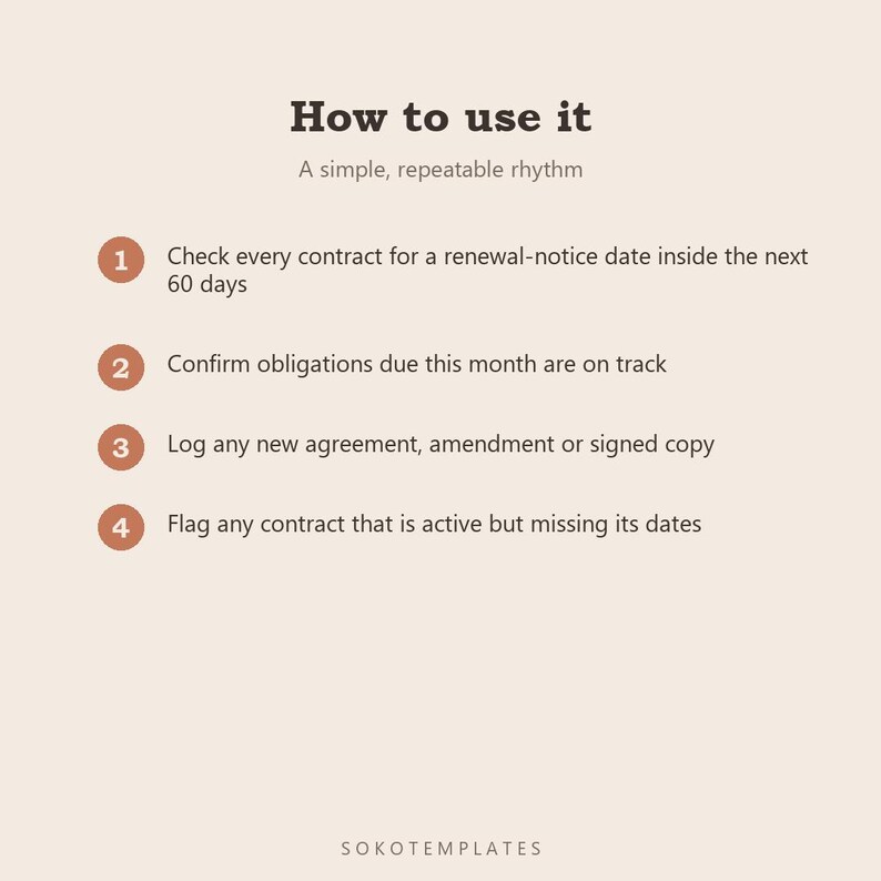 Notion Contract Tracker & Renewal Manager – Organized Workspace (Digital Download) image 5