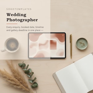 Wedding Photographer Hub Notion Template – Client, Workflow, Shot List Organization image 2