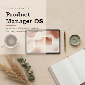 Product Manager OS Notion Template – Roadmap, Backlog, Sprints (Digital Download) image 2