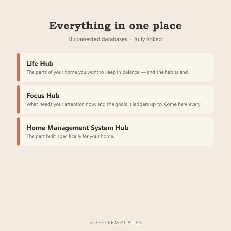 Home Management System Notion Template – Maintenance, inventory, warranties and routines for your home image 3
