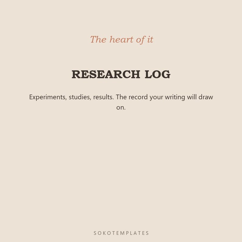 PhD & Research Planner Notion Template – Literature, experiments, writing and deadlines in one place image 4