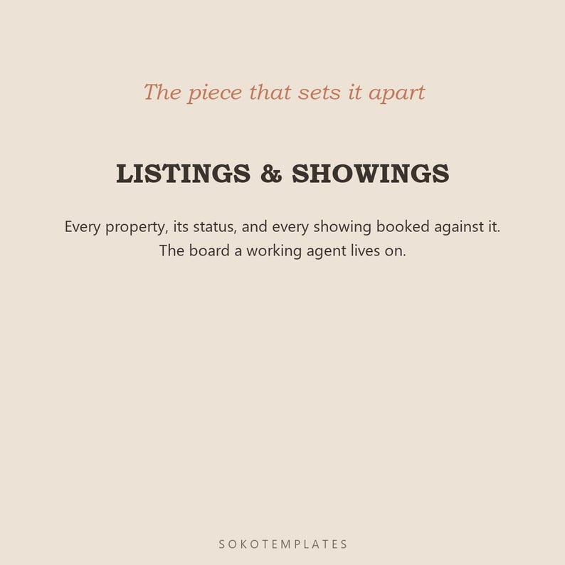 Real Estate Agent Hub Notion Template – Listings, buyers, showings and closings tracked image 4