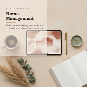 Home Management System Notion Template – Maintenance, inventory, warranties and routines for your home image 2