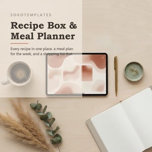Notion Recipe Box & Meal Planner Template – Digital Organization (Instant Download) image 2