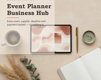 Plantilla de Notion para centro de negocios de planificación de eventos: seguimiento de cada evento, proveedor, fecha límite y pago.