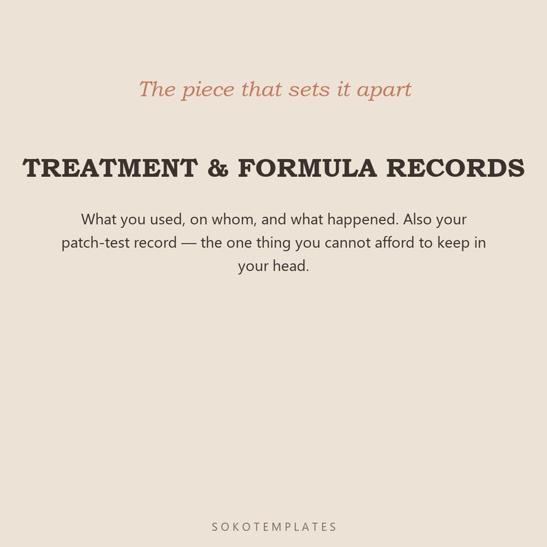 Esthetician Business Hub Notion Template – Clients, treatments, rebookings and takings in one place image 4