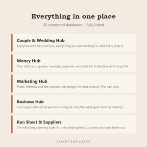 Wedding Planner Business Hub Notion Template – Organize Clients, Budget, Suppliers (Digital Download) image 3