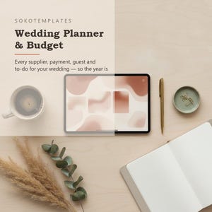 Wedding Planner & Budget Notion Template – Every supplier, payment, guest and to-do for your wedding image 2