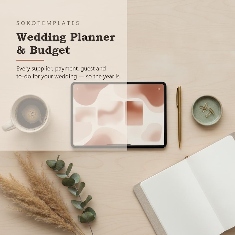 Wedding Planner & Budget Notion Template – Every supplier, payment, guest and to-do for your wedding image 2