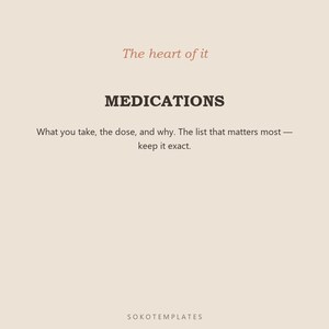 Plantilla de Notion para historial médico personal: historial de salud, medicamentos, citas (descarga digital) imagen 4