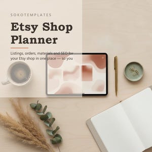 Etsy Shop Planner Notion Template – Listings, Orders, SEO (Digital Download) image 2