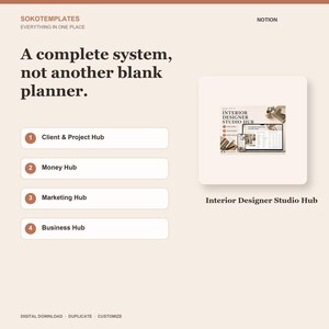 Vorlage für das Studio-Hub für Innenarchitekten – Jeder Raum, jede Lieferantenbestellung und jede Kundenfreigabe wird nachverfolgt Bild 7