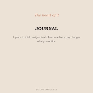 Intentional Life Planner Notion Template – Goals, Habits, Routines (Digital Download) image 4