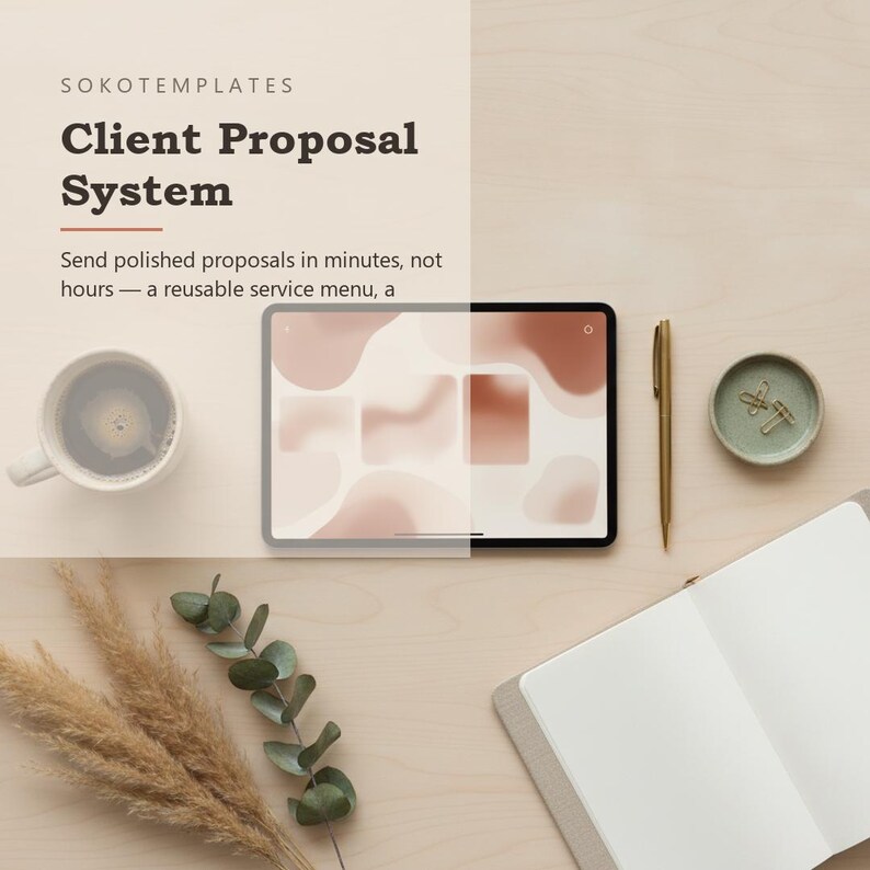 Client Proposal System Notion Template | Freelance Proposal Tracker, Follow-Ups & Sales Pipeline image 2