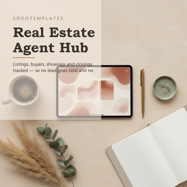 Real Estate Agent Hub Notion Template – Listings, buyers, showings and closings tracked image 2
