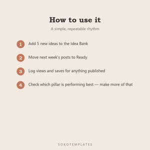 Content Creator Planner Notion Template – Never face a blank page again image 5