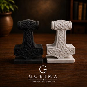 Mjölnir hammarstaty | Samlarobjekt i vikingaskön nordisk mytologi, keltiskt knutarbete