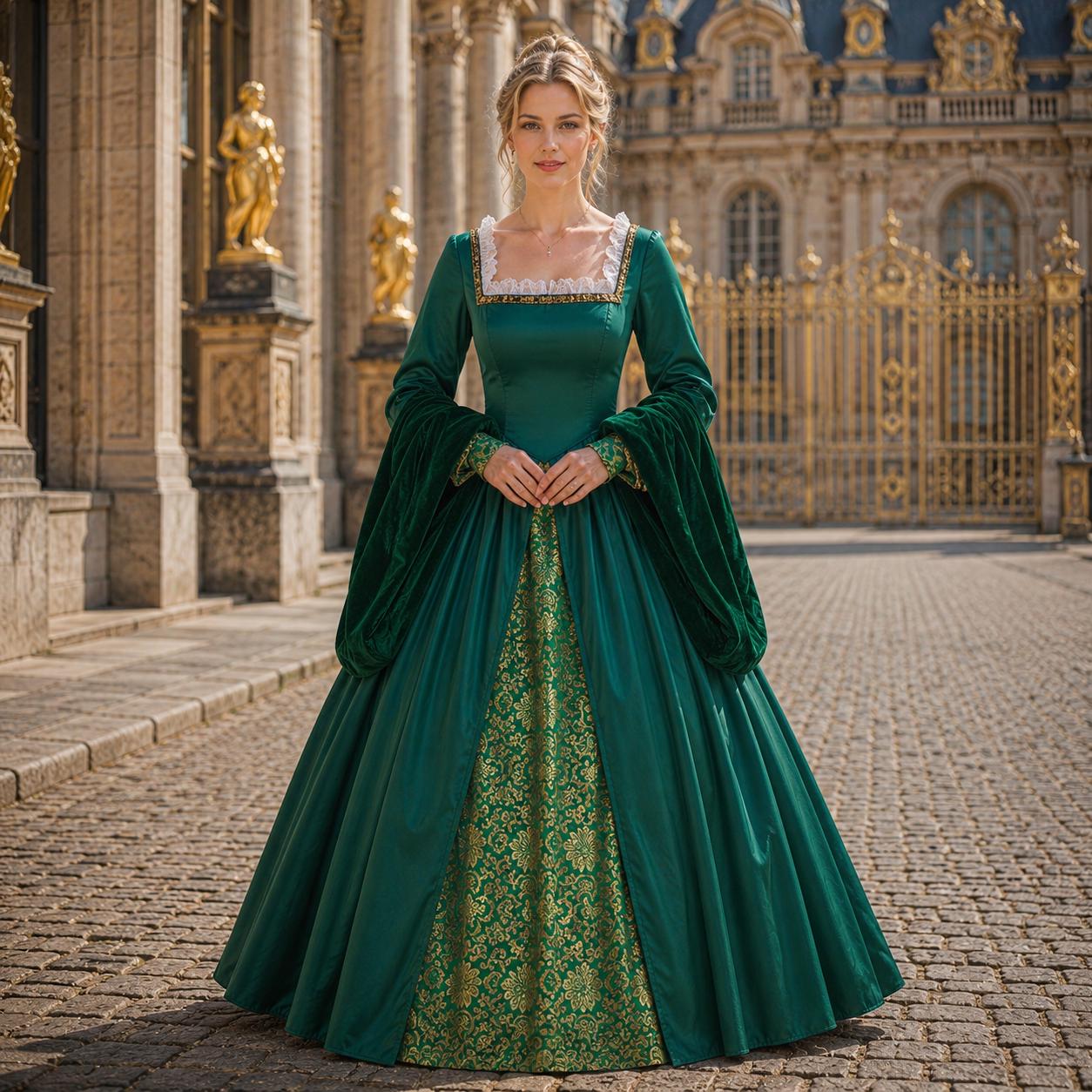 Green Renaissance Dress