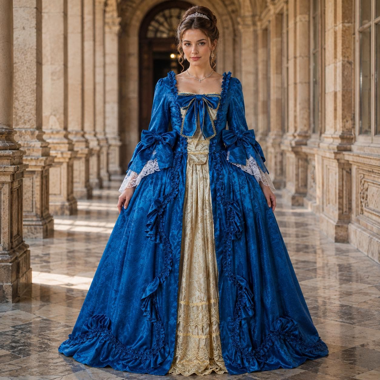 baroque blue dress Beauty is not being size:medium black backless homecoming dresses long sleeve wrap maxi dress