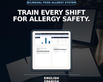 Restaurant Food Allergy Training Kit: English & Spanish Staff Resources