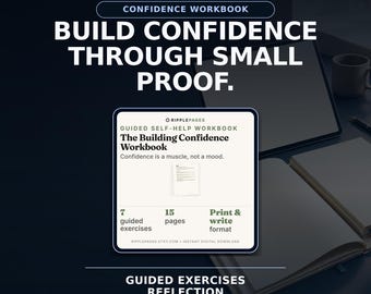 Building Confidence Workbook: Printable Self-Esteem Exercises