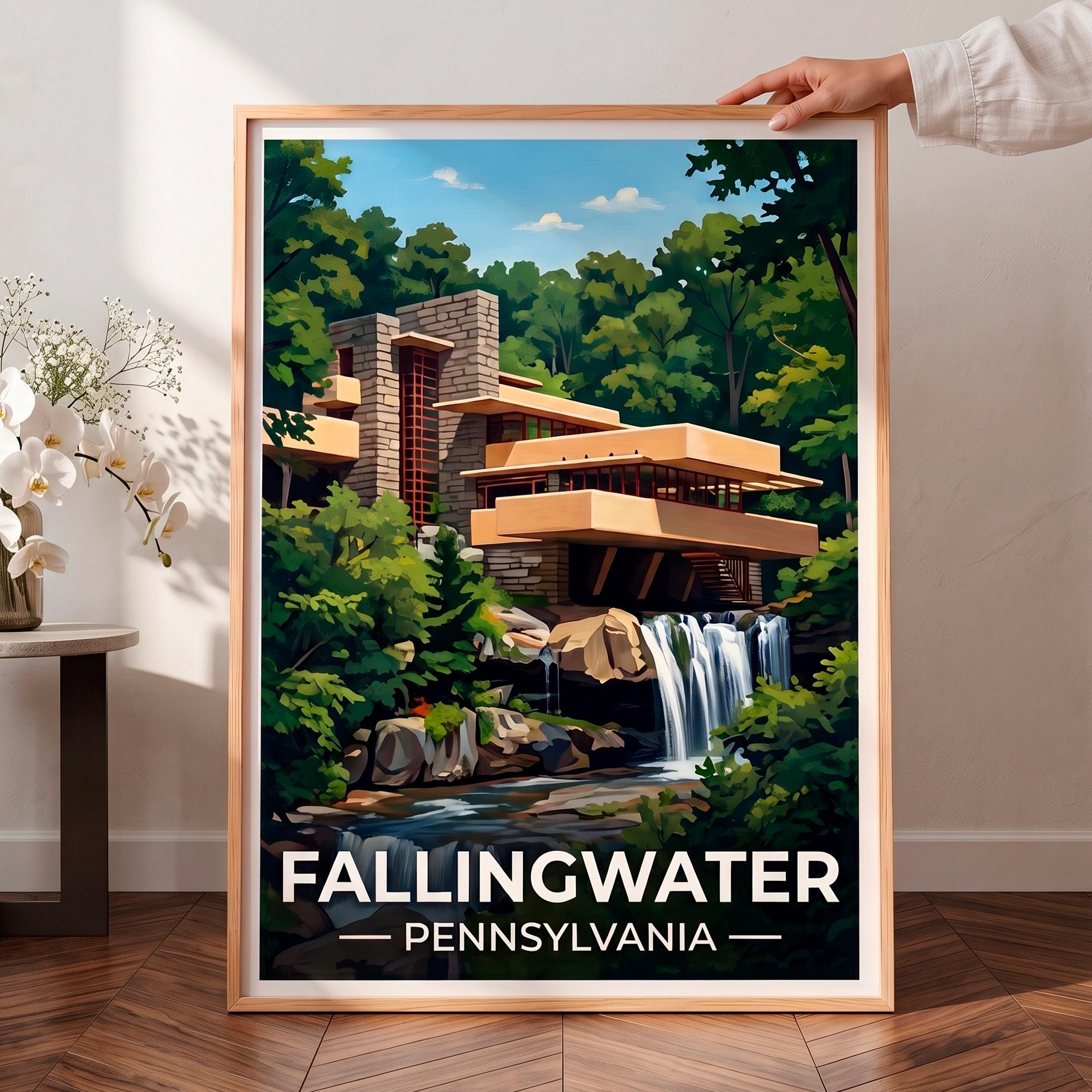 Frank Lloyd Wright Photo Frame - Etsy