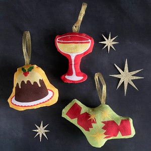 Christmas tree decorations for kitsch lovers | Set of 3 or single