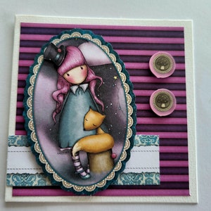 Mini Karte -Girl