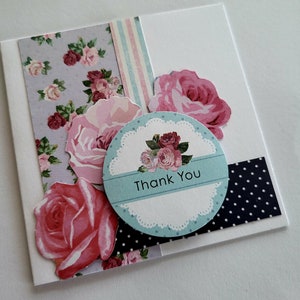 Mini Danke Karte-Floral