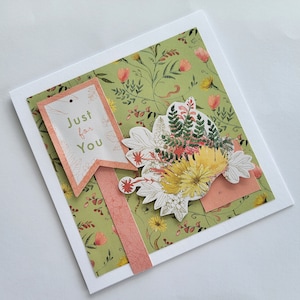 Just for You Karte- Blumen