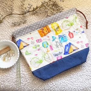 Knitting Project Bag | Summer Fun